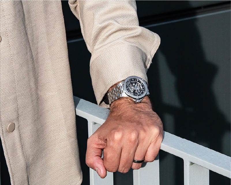 小径トレンドに呼応した40mmのケース