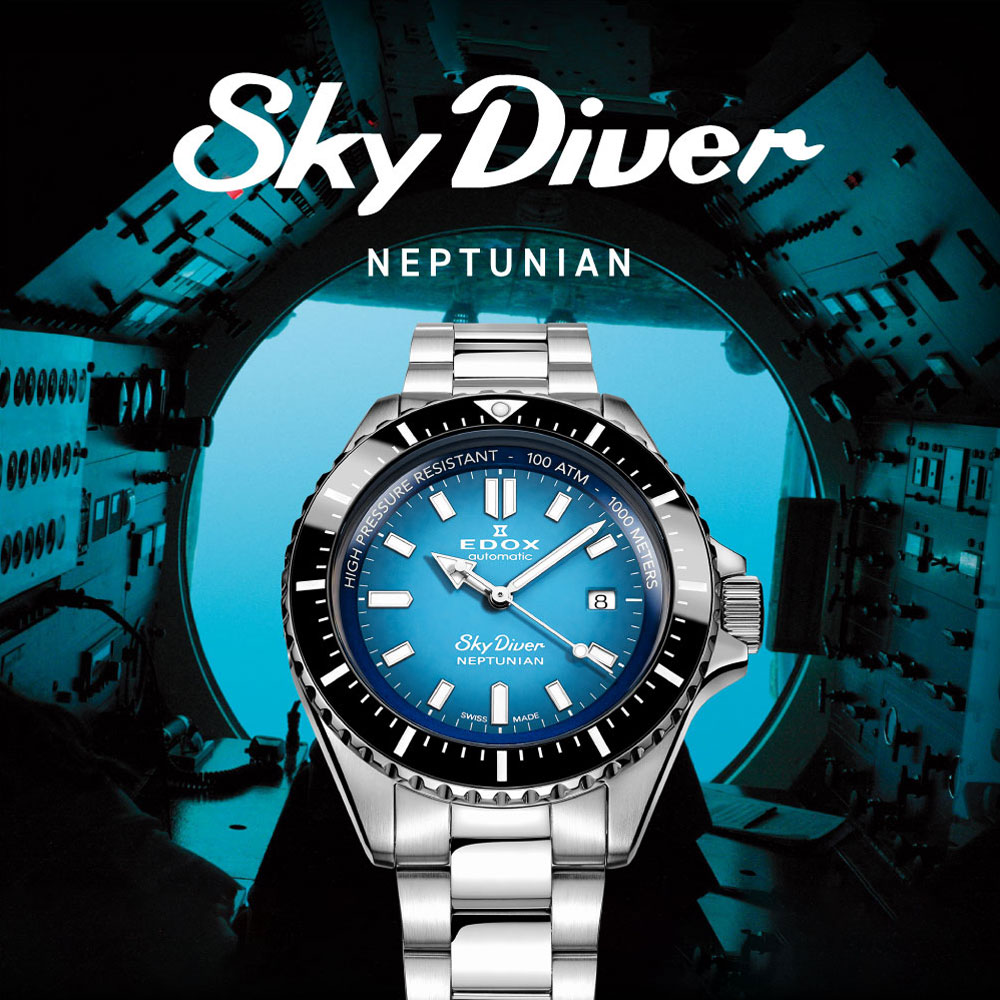 EDOX SKY DIVER NEPTUNIAN