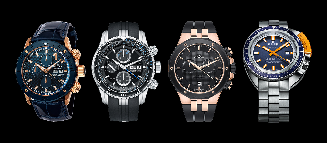 ABOUT EDOX 01 実はエドックスは、防水時計のパイオニアだったのです。 イメージ